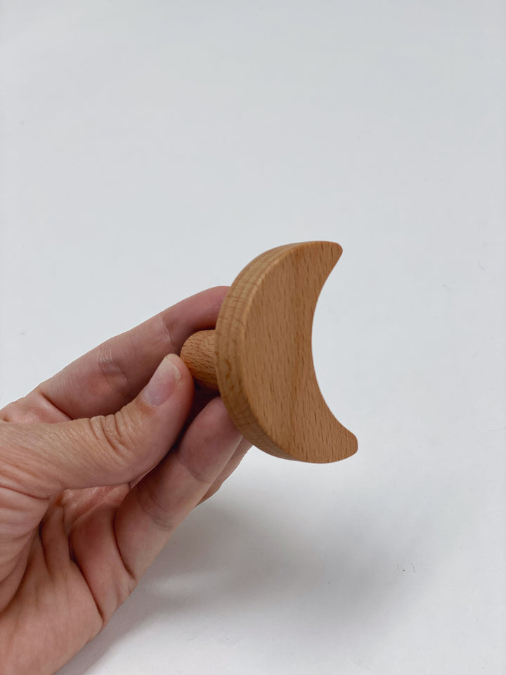 Wooden "Moon" Cabinet Knob - Purdy Hardware - Knobs