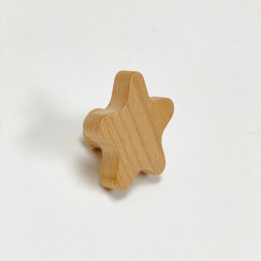 Wooden "Star" Cabinet Knob - Purdy Hardware - Knobs