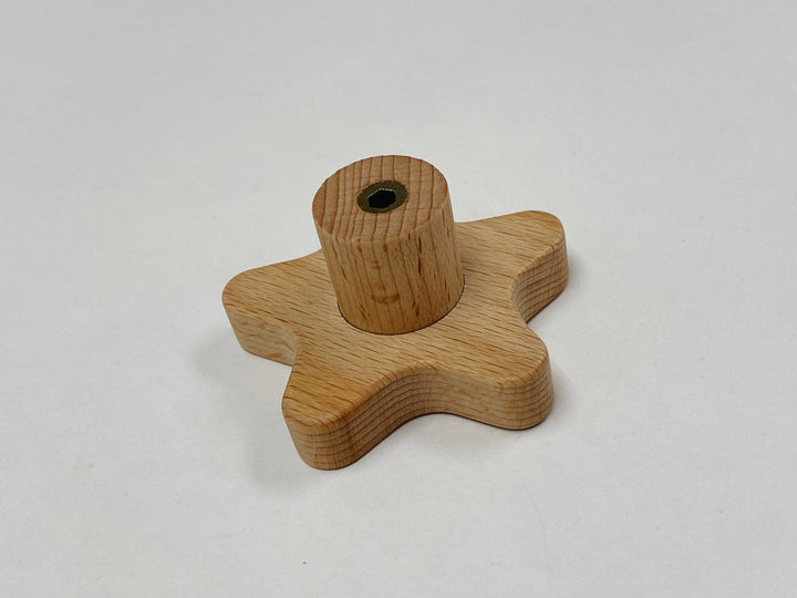 Wooden "Star" Cabinet Knob - Purdy Hardware - Knobs