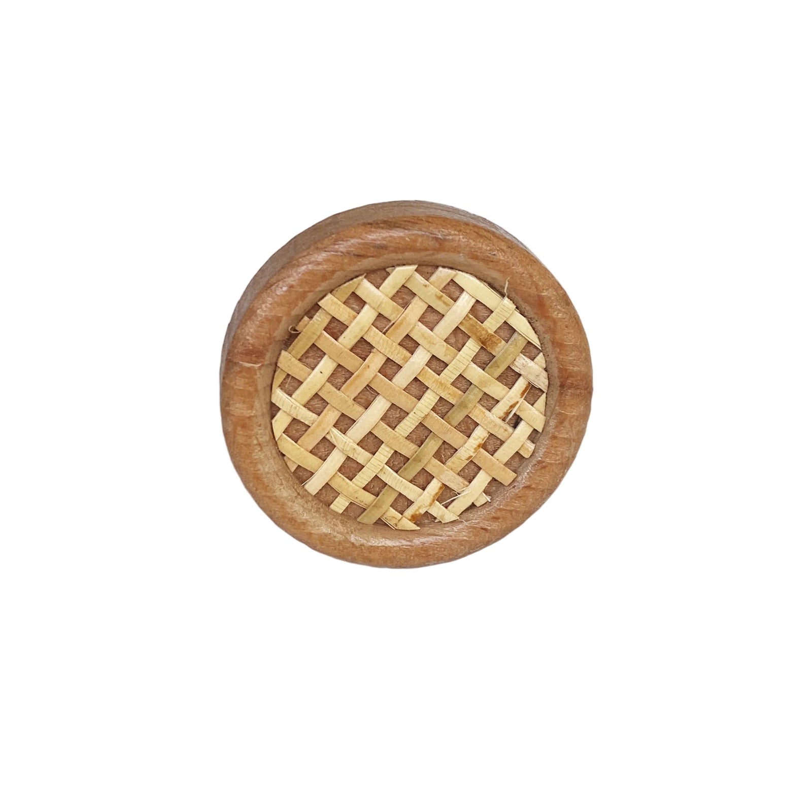 Rattan & Wood  "Marge" Cabinet Knob Drawer Pull - Purdy Hardware - Knobs
