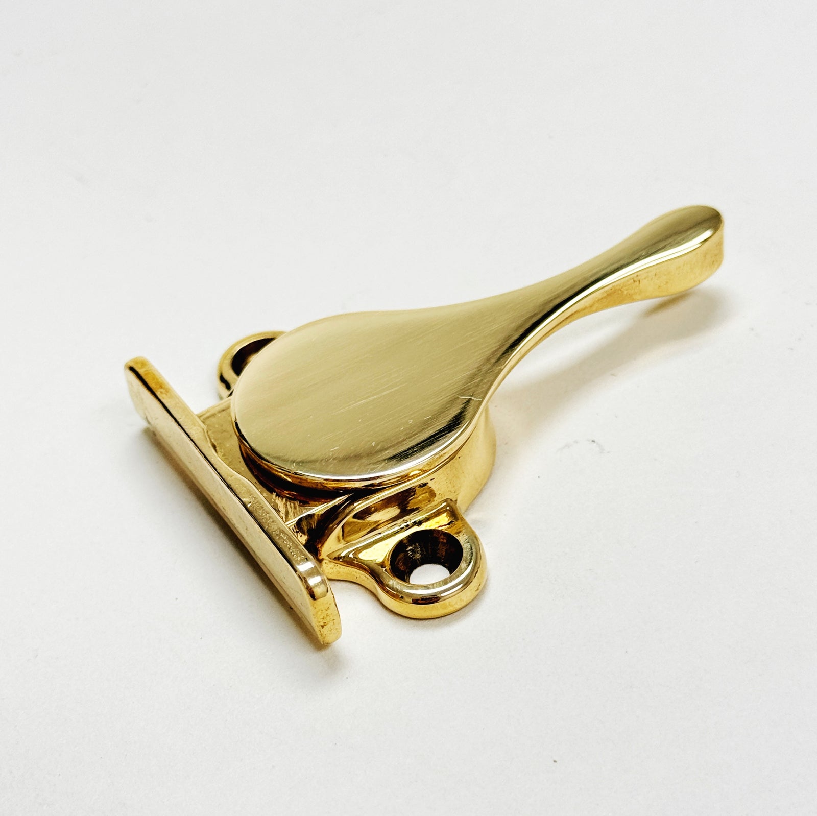 Unlacquered Brass Sash Window Stay - Purdy Hardware - Hooks