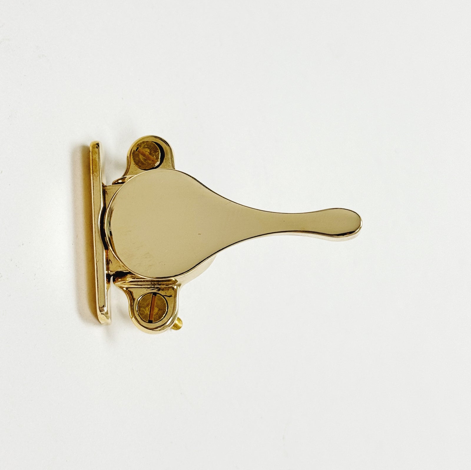 Polished Brass Sash Window Stay - Purdy Hardware - Hooks