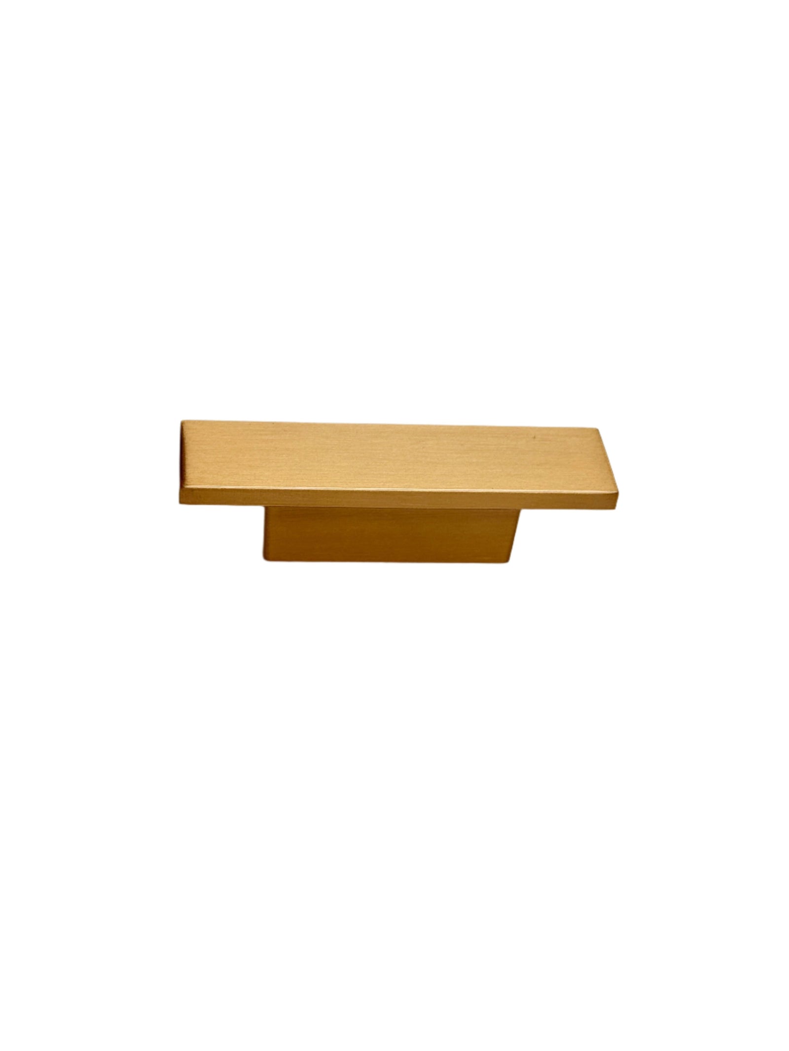 Champagne Bronze "Style 55" Rectangular Modern Cabinet Knobs - Purdy Hardware - 