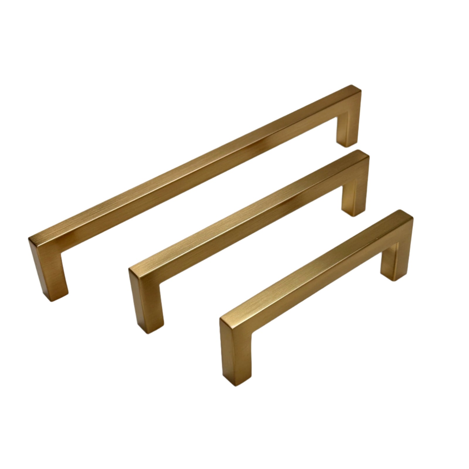 Champagne Bronze "Style 55" Rectangular Drawer Pulls - Purdy Hardware - 