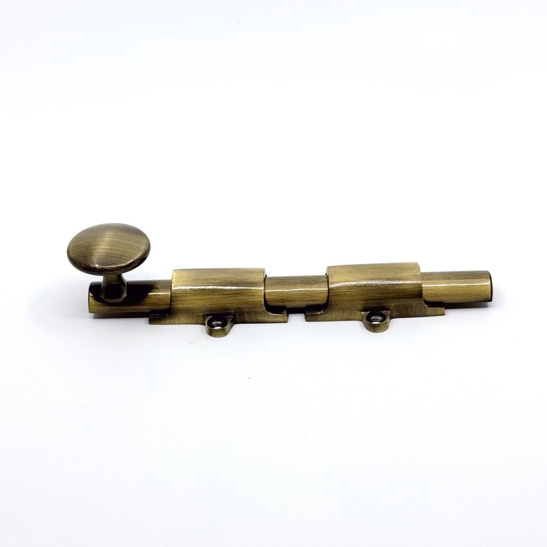 Antique Brass Transitional Surface Bolt Solid Brass for French Door & Doors