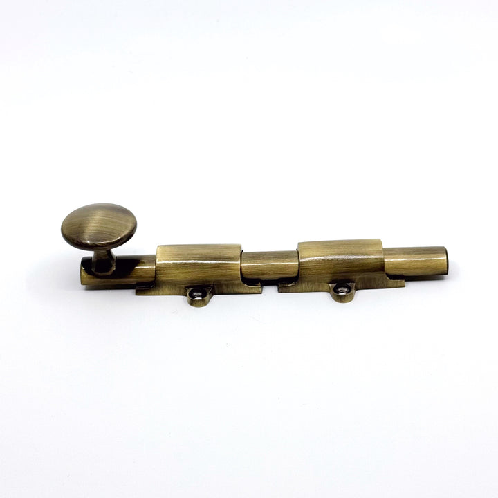 Antique Brass Transitional Surface Bolt Solid Brass for French Door & Doors