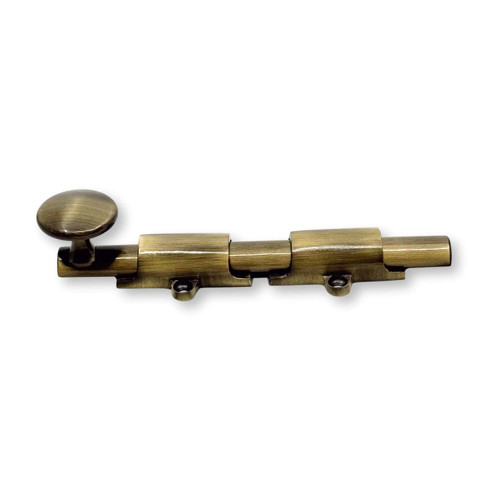 Antique Brass Transitional Surface Bolt Solid Brass for French Door & Doors - Purdy Hardware - Casement Window Latch