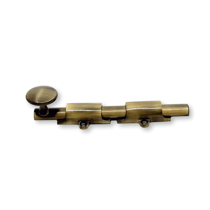 Antique Brass Transitional Surface Bolt Solid Brass for French Door & Doors