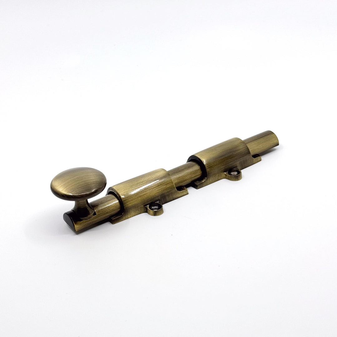Antique Brass Transitional Surface Bolt Solid Brass for French Door & Doors