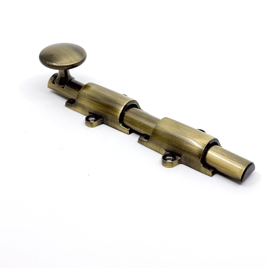 Antique Brass Transitional Surface Bolt Solid Brass for French Door & Doors