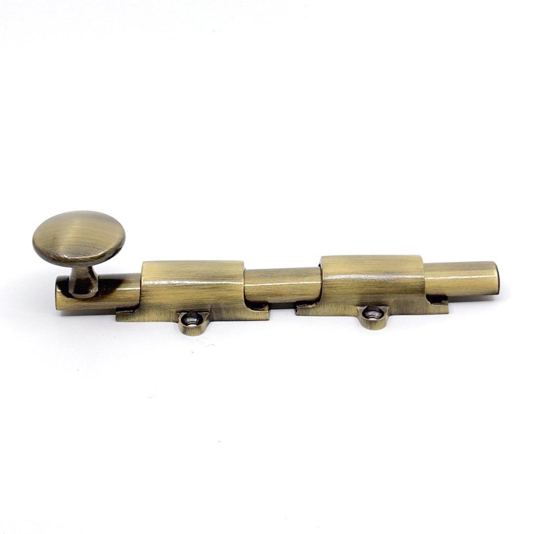 Antique Brass Transitional Surface Bolt Solid Brass for French Door & Doors