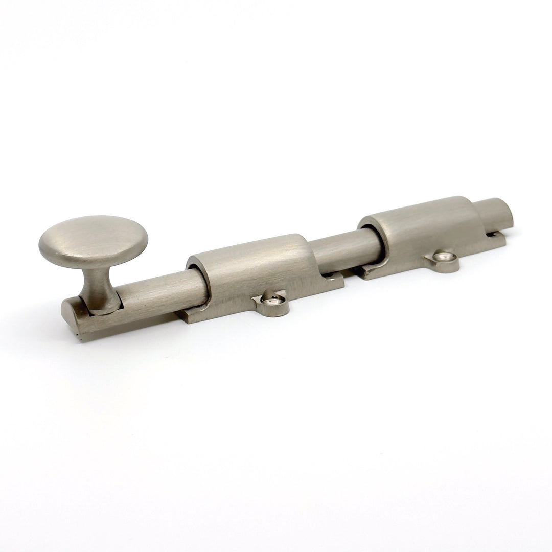 Brushed Nickel Transitional Surface Bolt for French Door & Doors