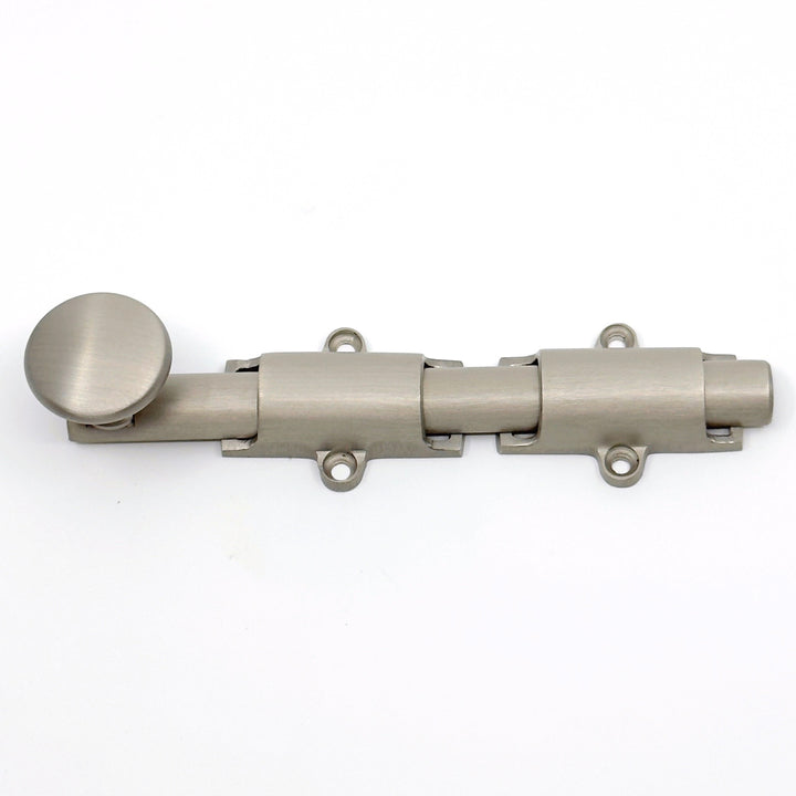 Brushed Nickel Transitional Surface Bolt for French Door & Doors