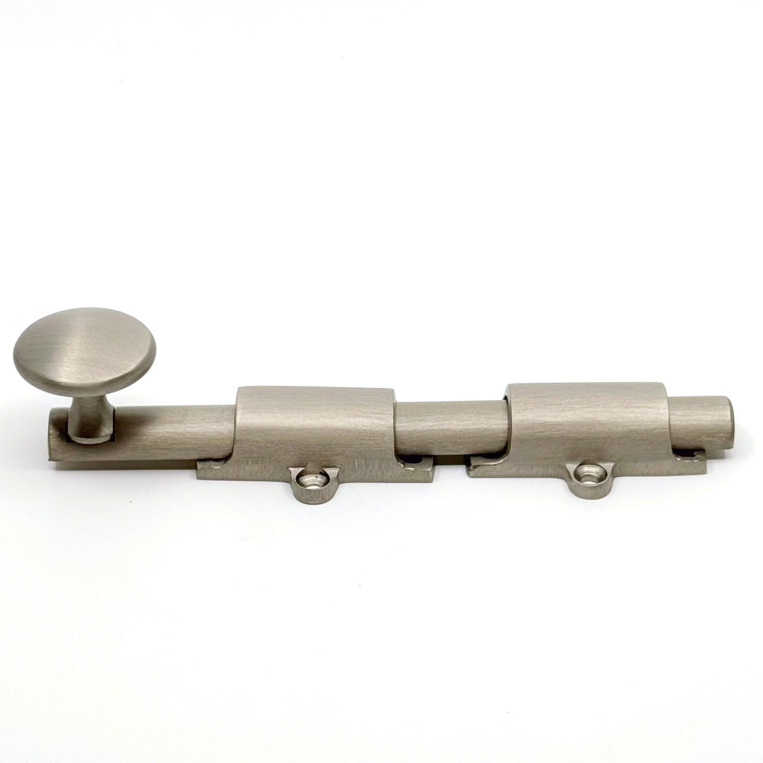 Brushed Nickel Transitional Surface Bolt for French Door & Doors