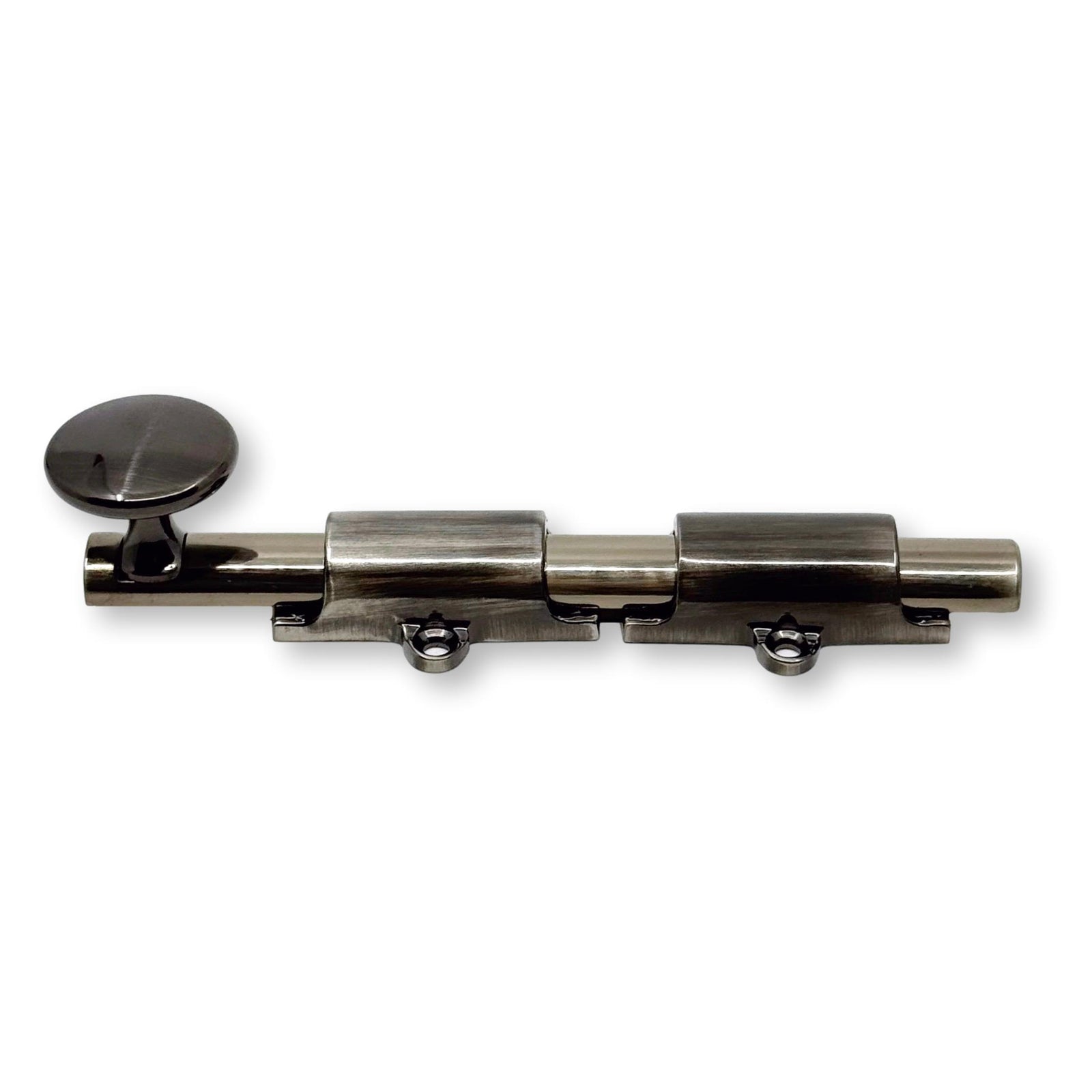 Antique Nickel Transitional Surface Bolt for French Door & Doors - Purdy Hardware - Casement Window Latch