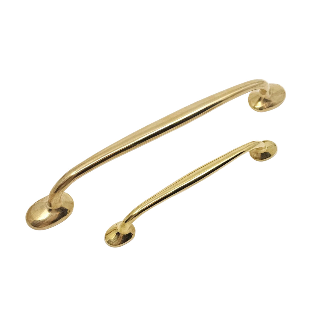 Handmade Solid Brass Cabinet Pull Handle – Golden Finish