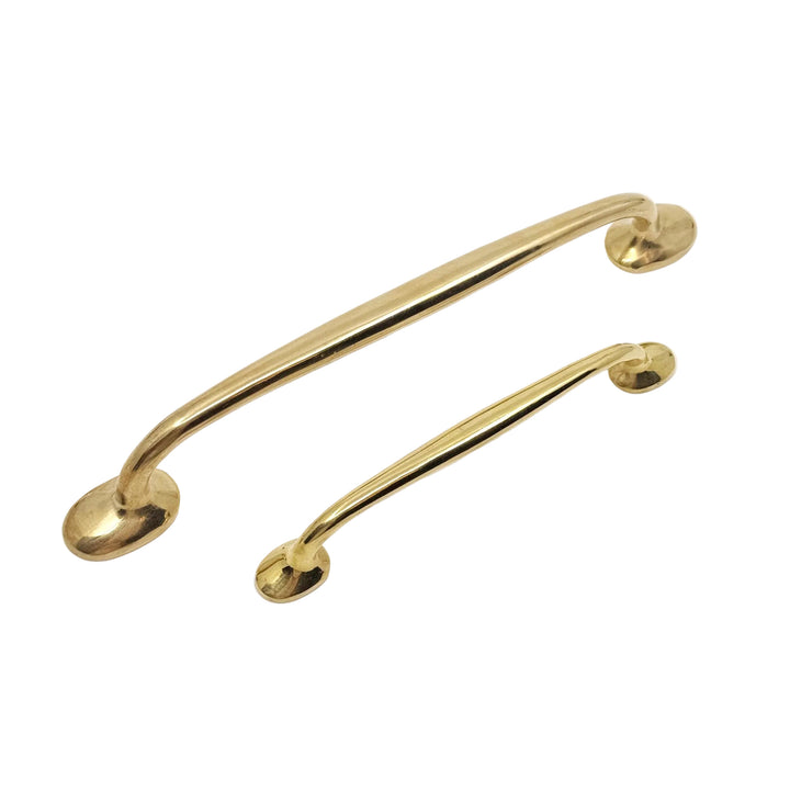 Handmade Solid Brass Cabinet Pull Handle – Golden Finish