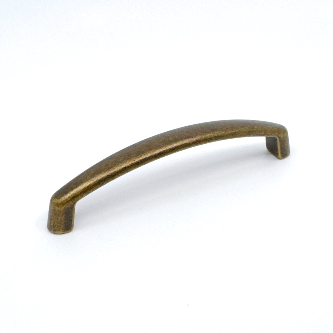 Antique Brass "Florence" Drawer Pull with Backplate
