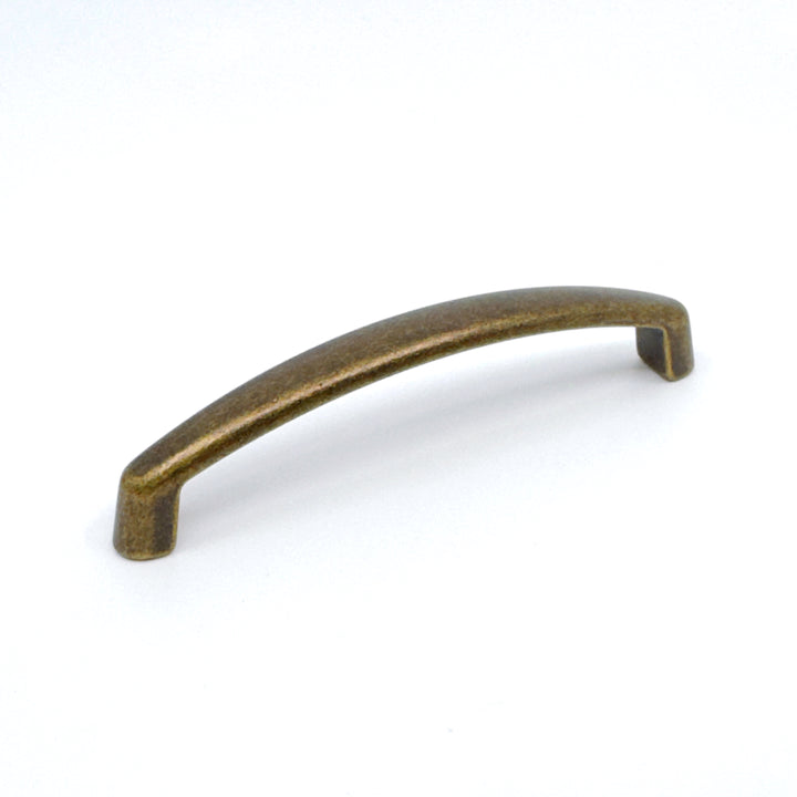 Antique Brass "Florence" Drawer Pull with Backplate