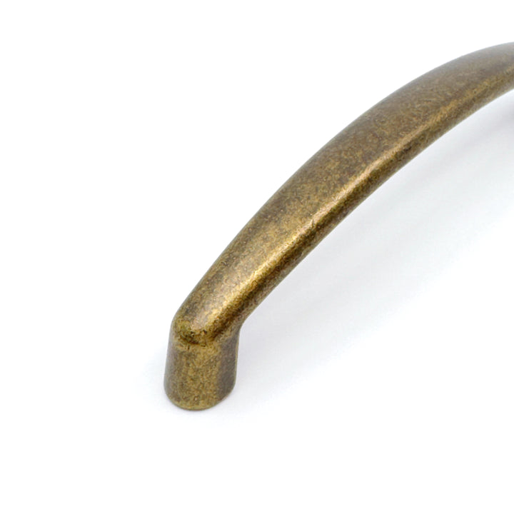 Antique Brass "Florence" Drawer Pull with Backplate