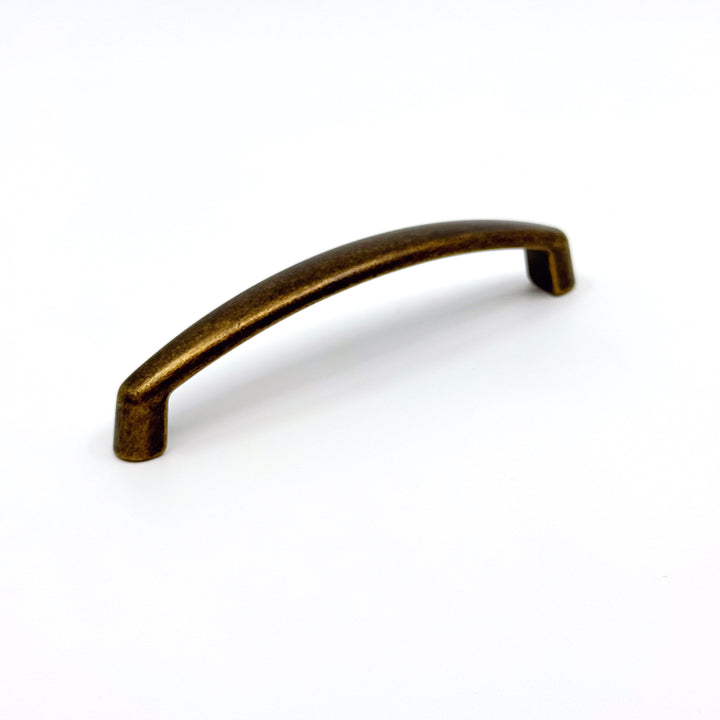Antique Brass "Florence" Drawer Pull with Backplate