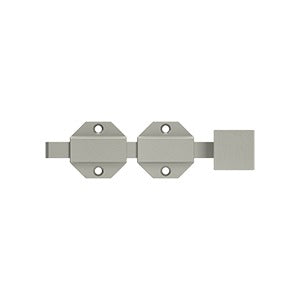 Brushed Nickel Modern Surface Bolt Solid Brass for French Door & Doors