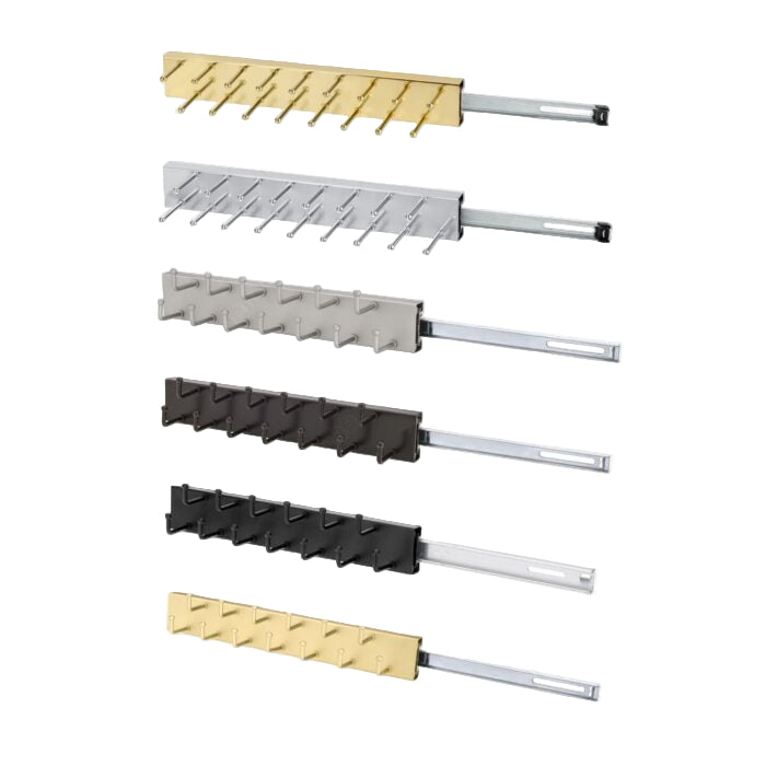 Decorative Square Tie Rack "Model B" - Purdy Hardware - Hanging Organizer