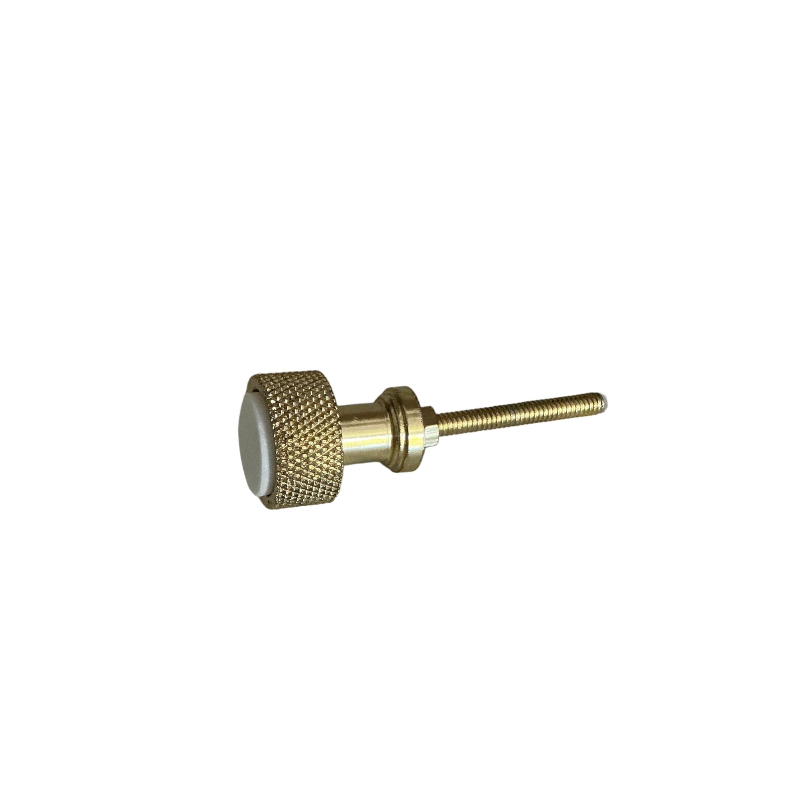 Brass Finish Cabinet Knob White Marble Stone Knob - Purdy Hardware - Knobs