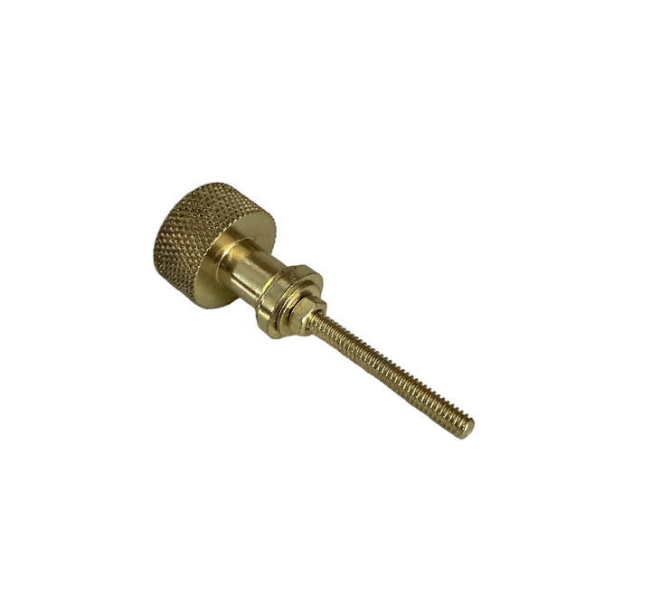 Brass Finish Cabinet Knob White Marble Stone Knob