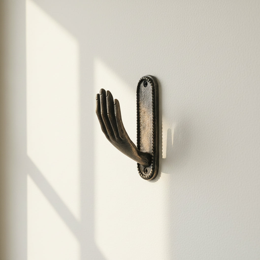 Antique Bronze Hand Wall and Robe Hook - Purdy Hardware - Wall Hook