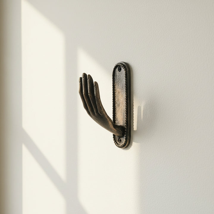Antique Bronze Hand Wall and Robe Hook - Purdy Hardware - Wall Hook