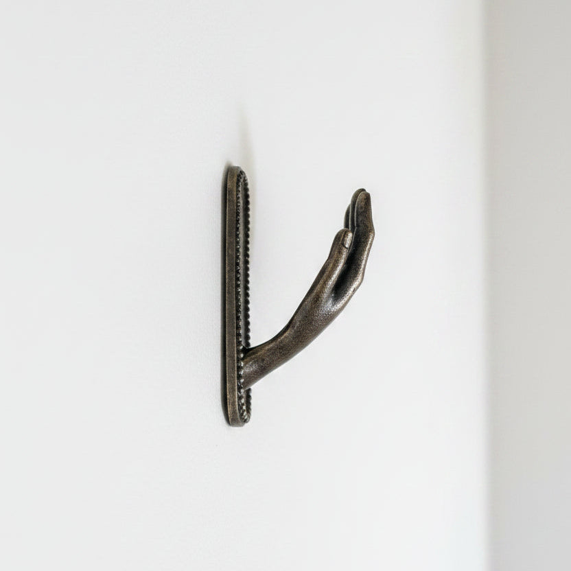Antique Bronze Hand Wall and Robe Hook - Purdy Hardware - Wall Hook