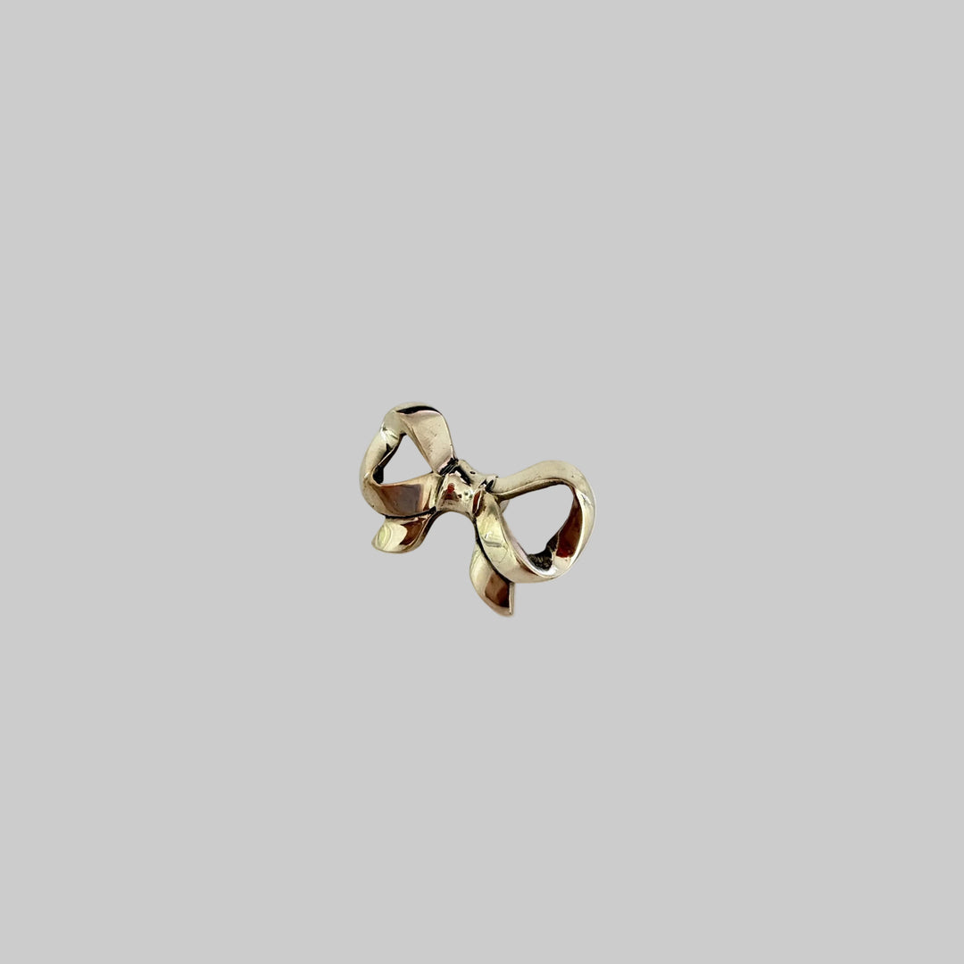 Brass Bow Cabinet Door Knobs