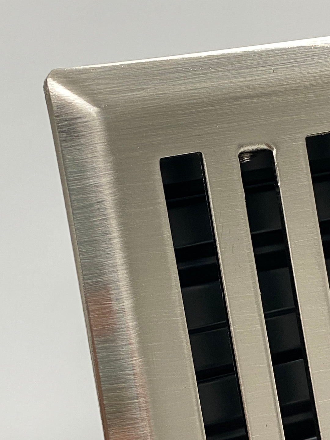 Decorative Brushed Nickel "Lineal" Metal Register - Purdy Hardware - Registers