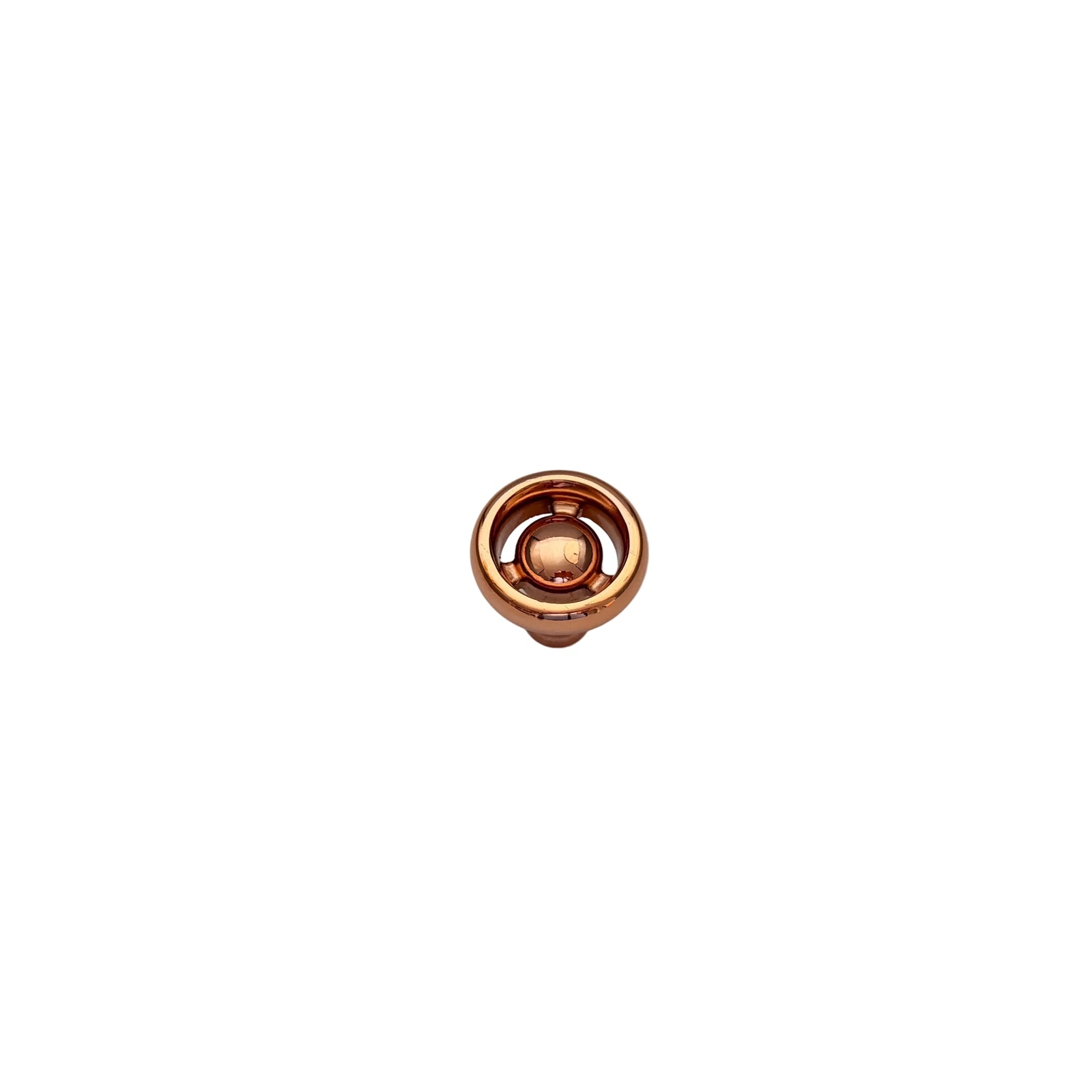 Polished Copper "Eklektikos" Pipe  Cabinet Knob & Drawer Pulls - Purdy Hardware - Pulls