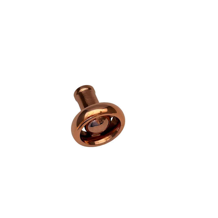 Polished Copper "Eklektikos" Pipe  Cabinet Knob & Drawer Pulls