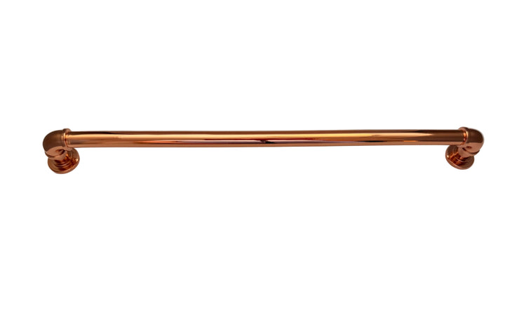 Polished Copper "Eklektikos" Pipe  Cabinet Knob & Drawer Pulls