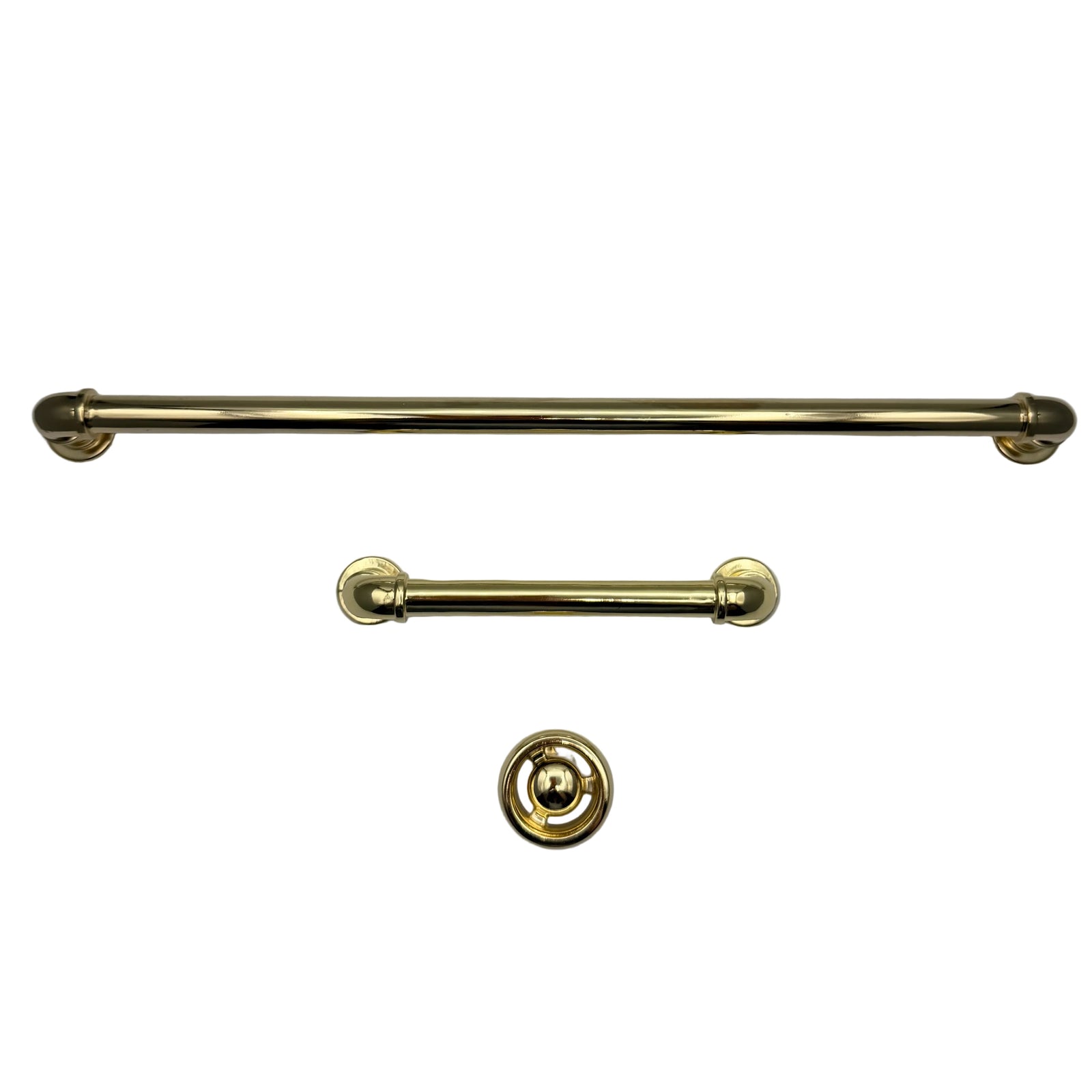 Brass "Eklektikos" Pipe  Cabinet Knob & Drawer Pull - Purdy Hardware - Cabinet Knobs and Pulls