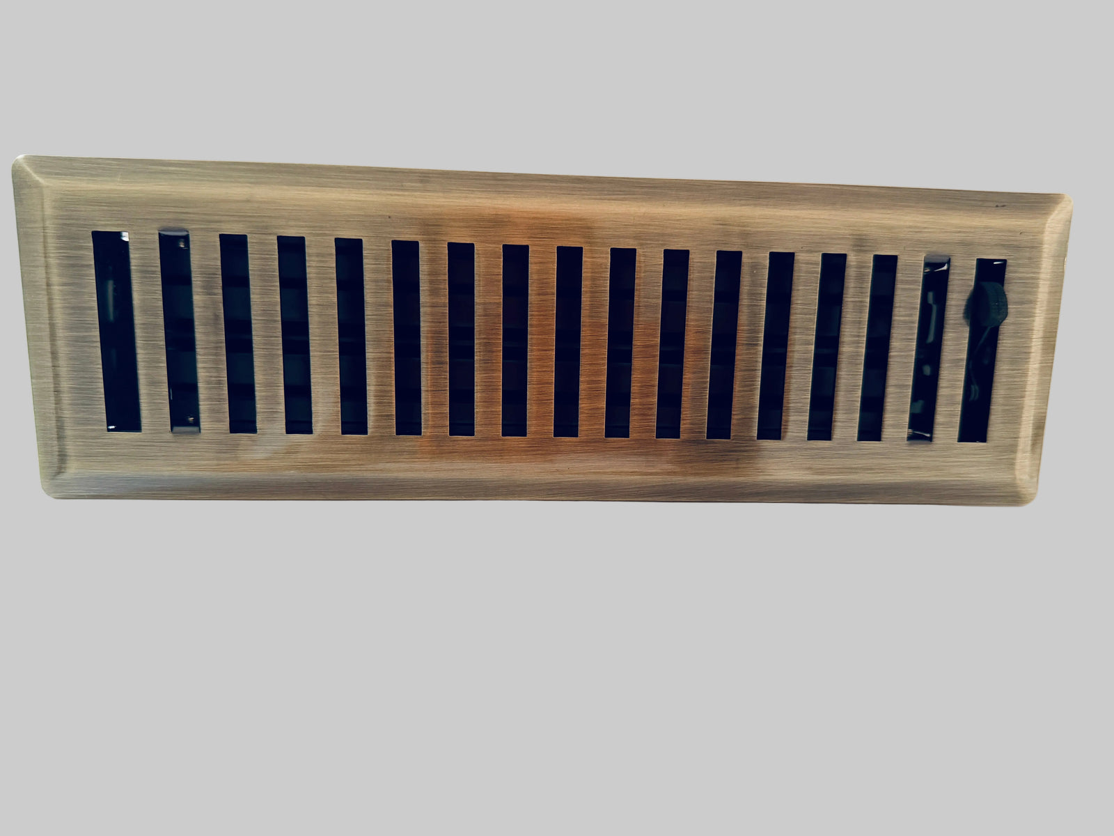Decorative Antique Brass "Lineal" Metal Register - Purdy Hardware - Registers