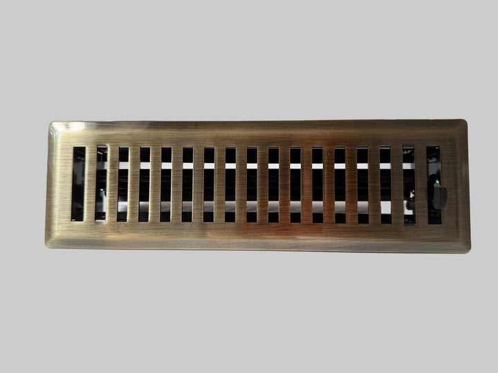 Decorative Antique Brass "Lineal" Metal Register
