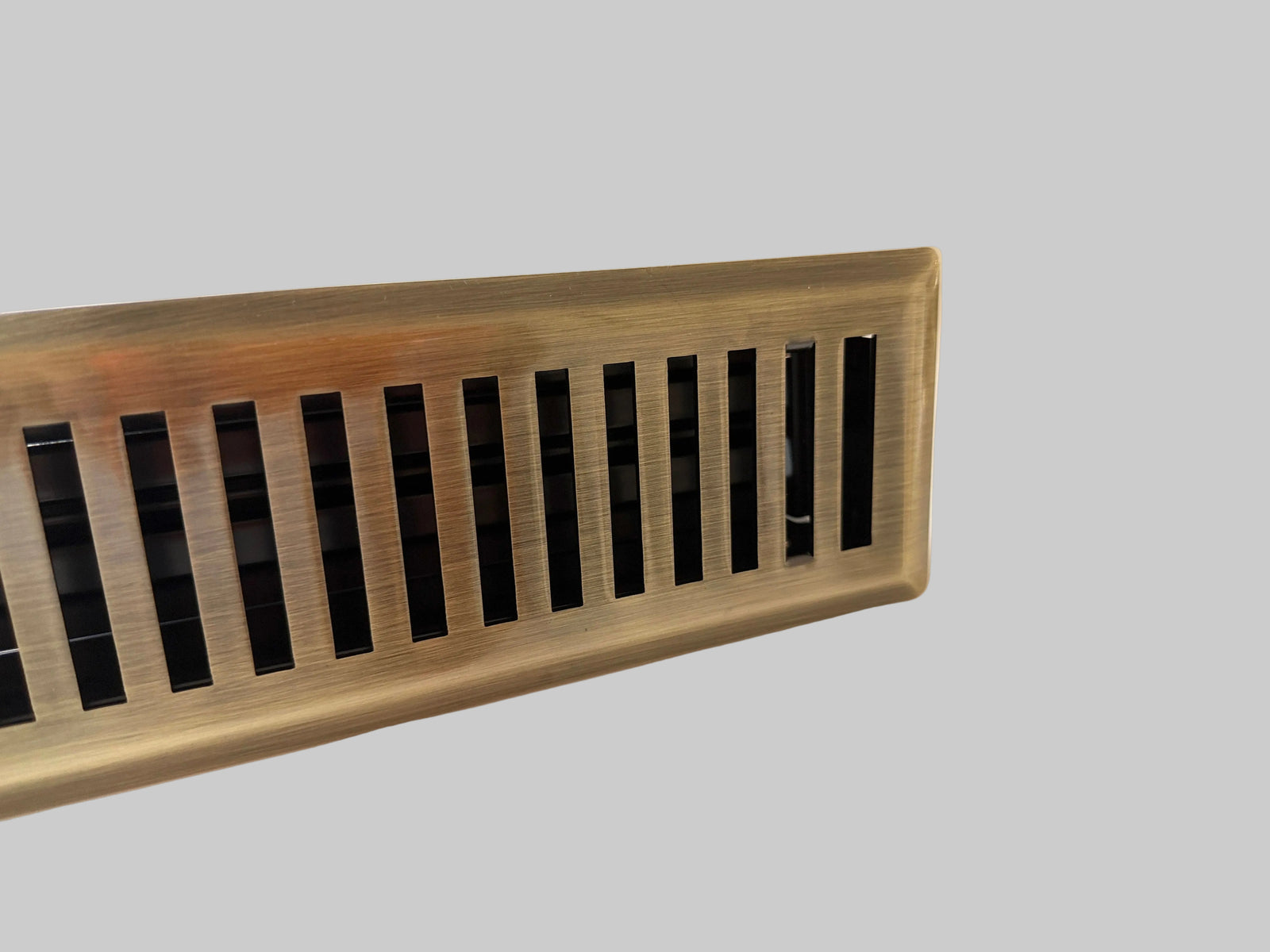 Decorative Antique Brass "Lineal" Metal Register - Purdy Hardware - Registers