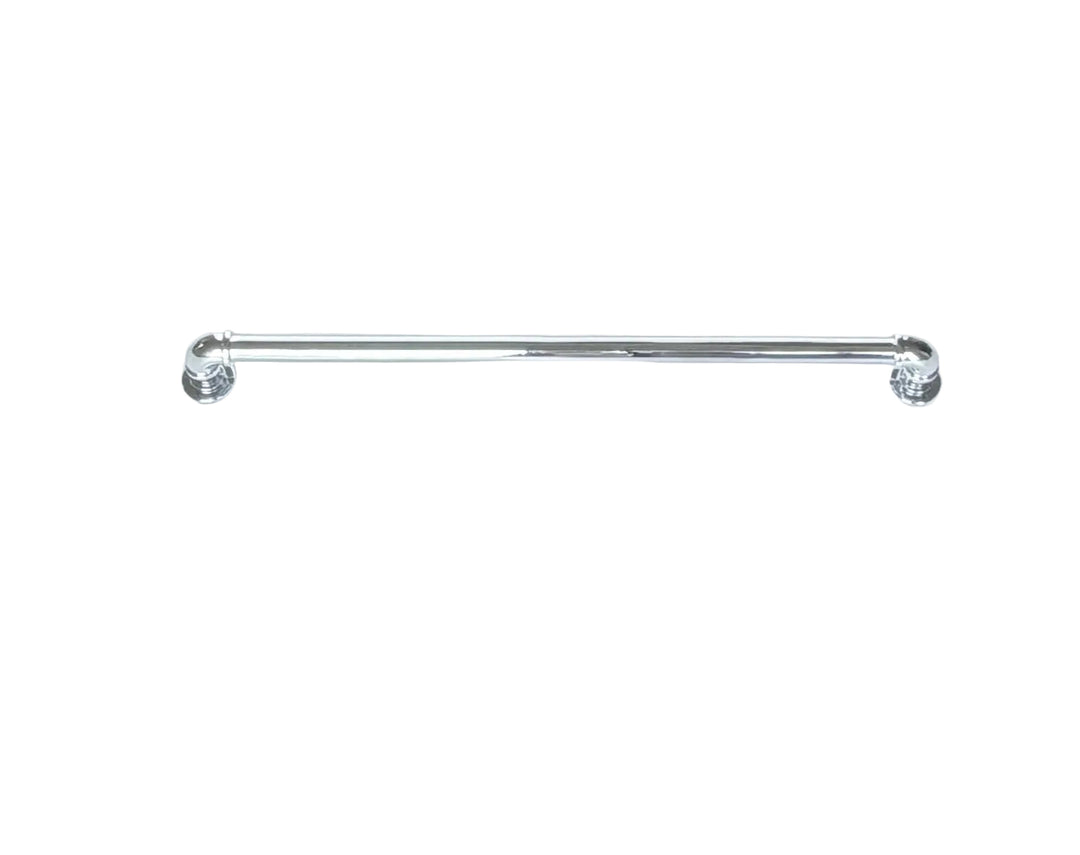 Chrome "Eklektikos" Pipe  Cabinet Knob & Drawer Pull