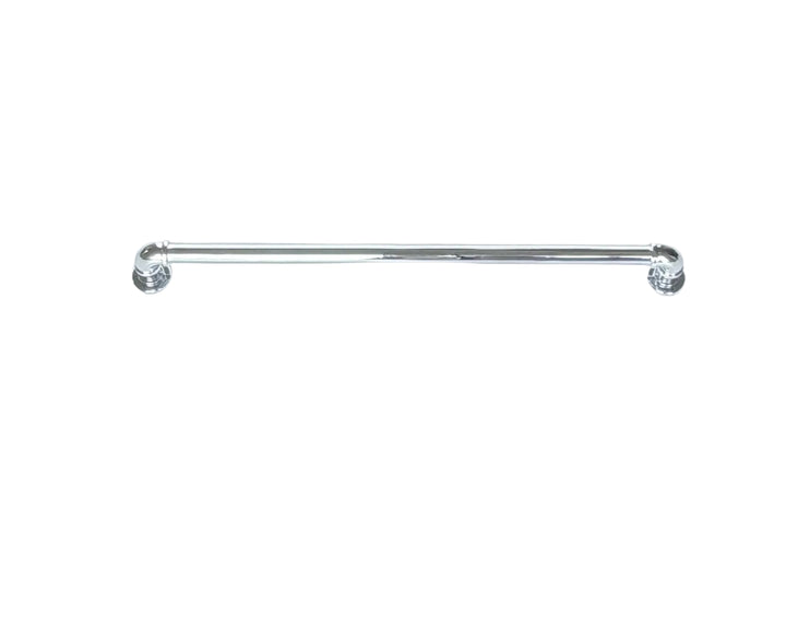 Chrome "Eklektikos" Pipe  Cabinet Knob & Drawer Pull