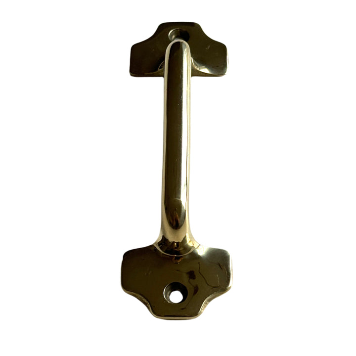 Polished Brass Sash Lift Drawer Pull | Solid Brass Handle Pull ~ 3-3/4"