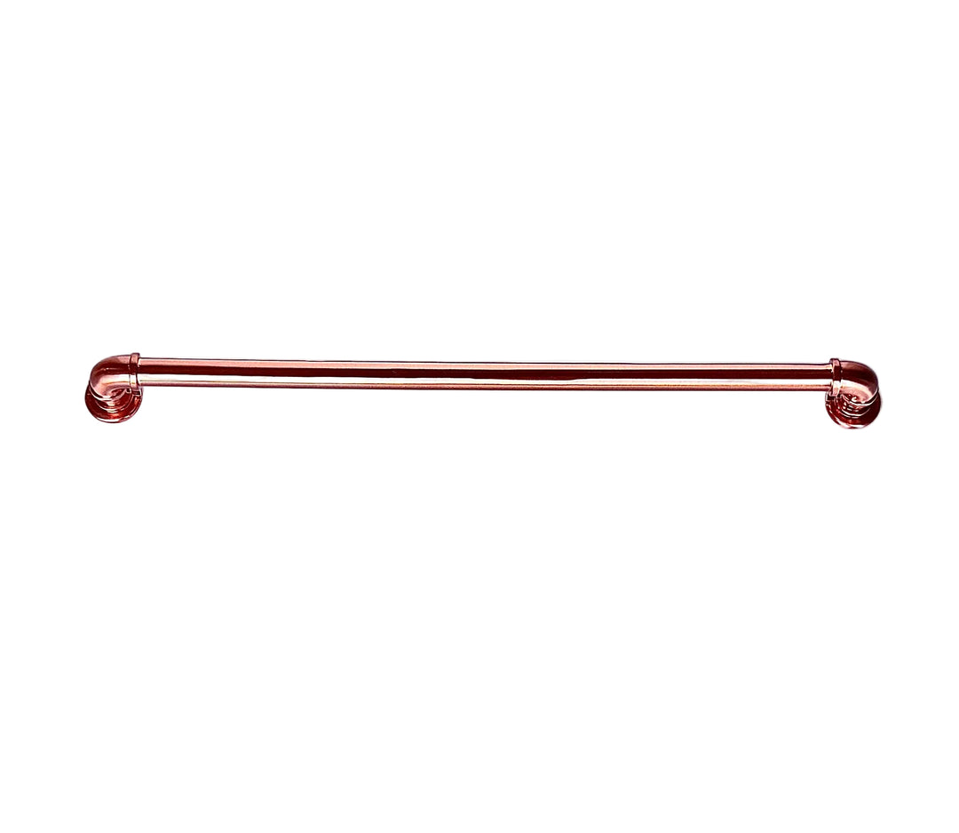 Rose Gold "Eklektikos" Pipe  Cabinet Knob & Drawer Pull