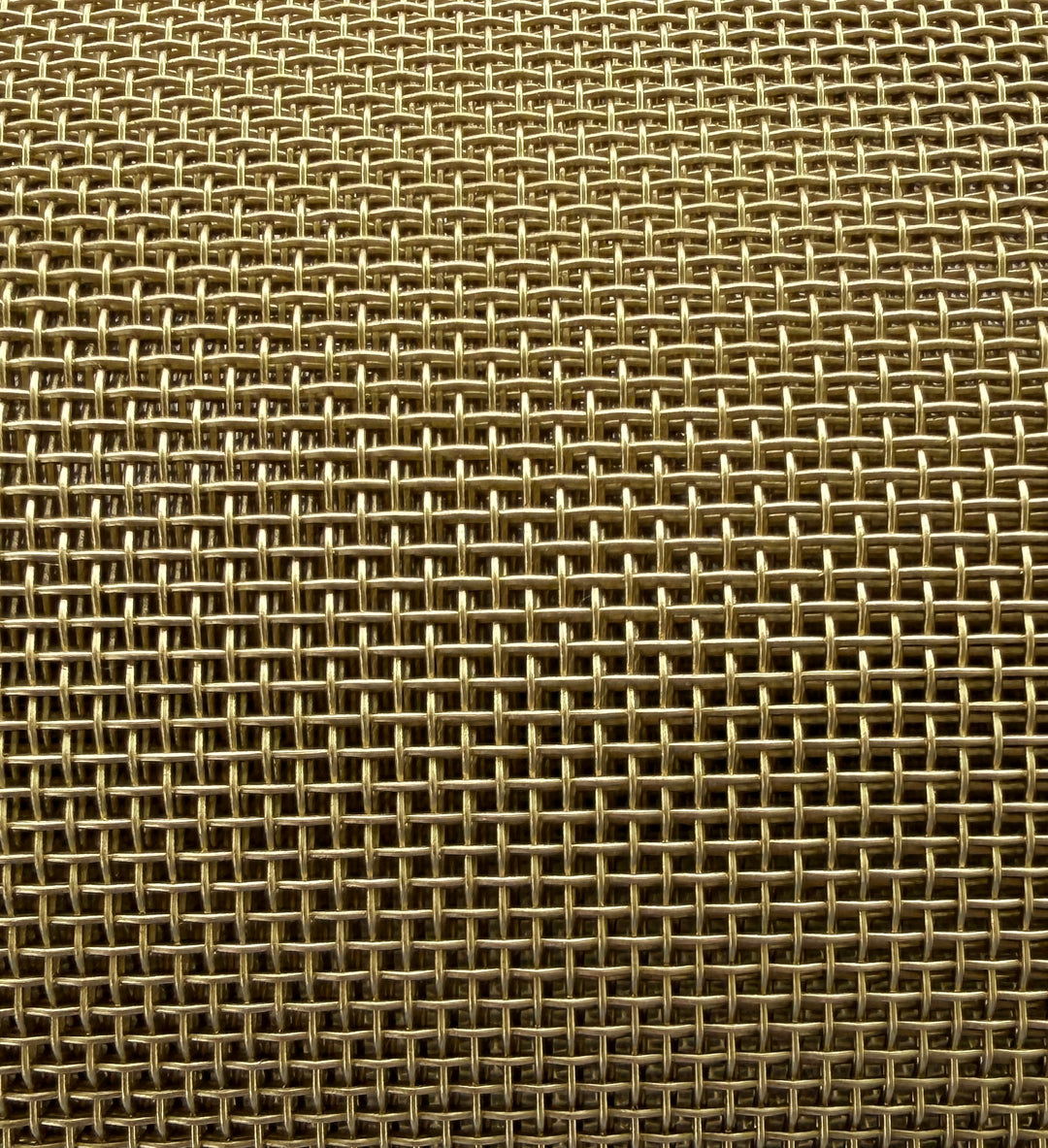 Wire Mesh Screen Satin Brass Finish Creative Grille Mesh