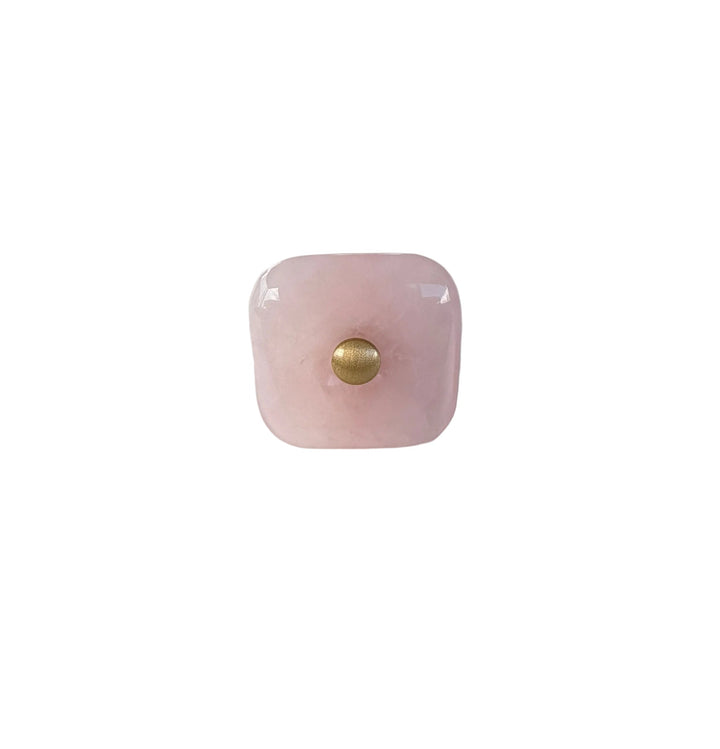 Glass Square "Luna" Cabinet Knob
