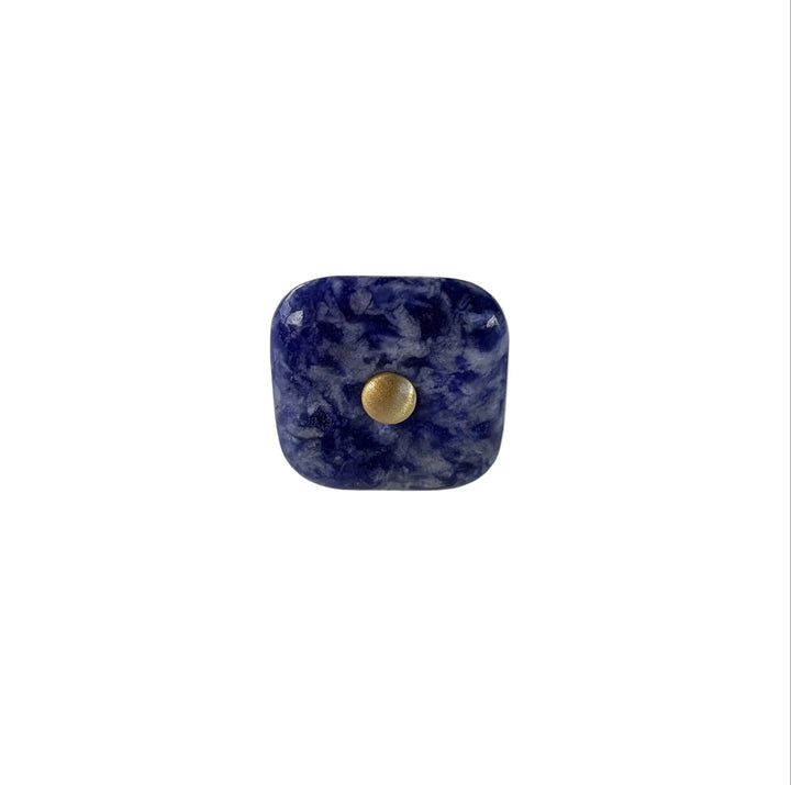 Glass Square "Luna" Cabinet Knob