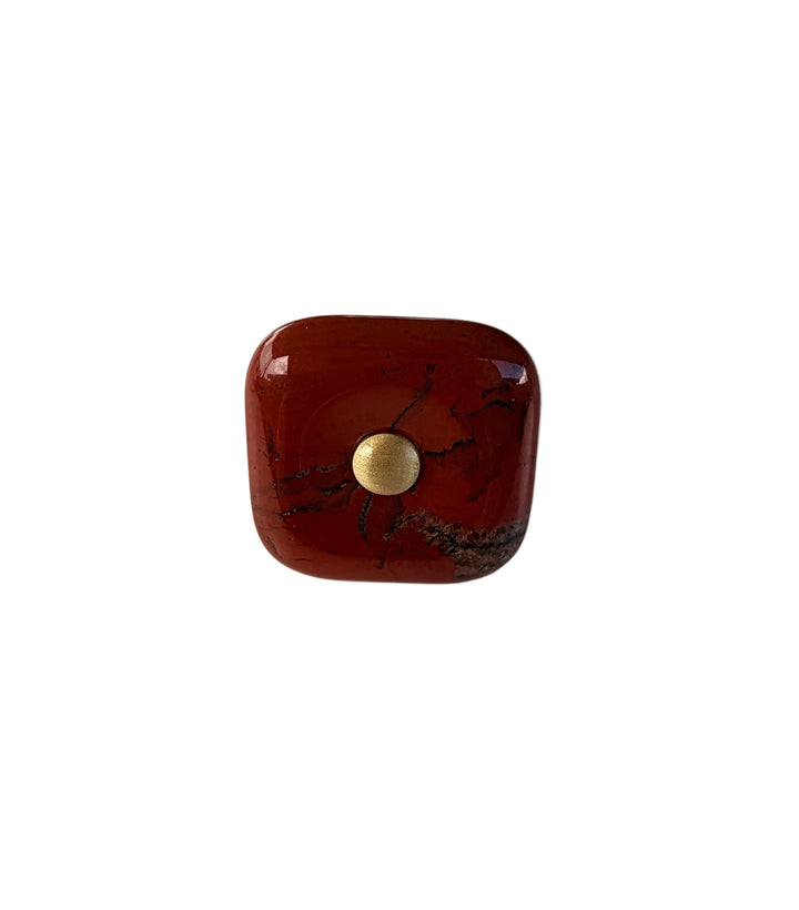 Glass Square "Luna" Cabinet Knob