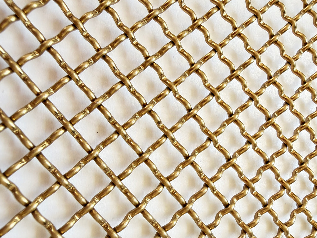 Wire Mesh Brass "SR" Creative Grille Mesh